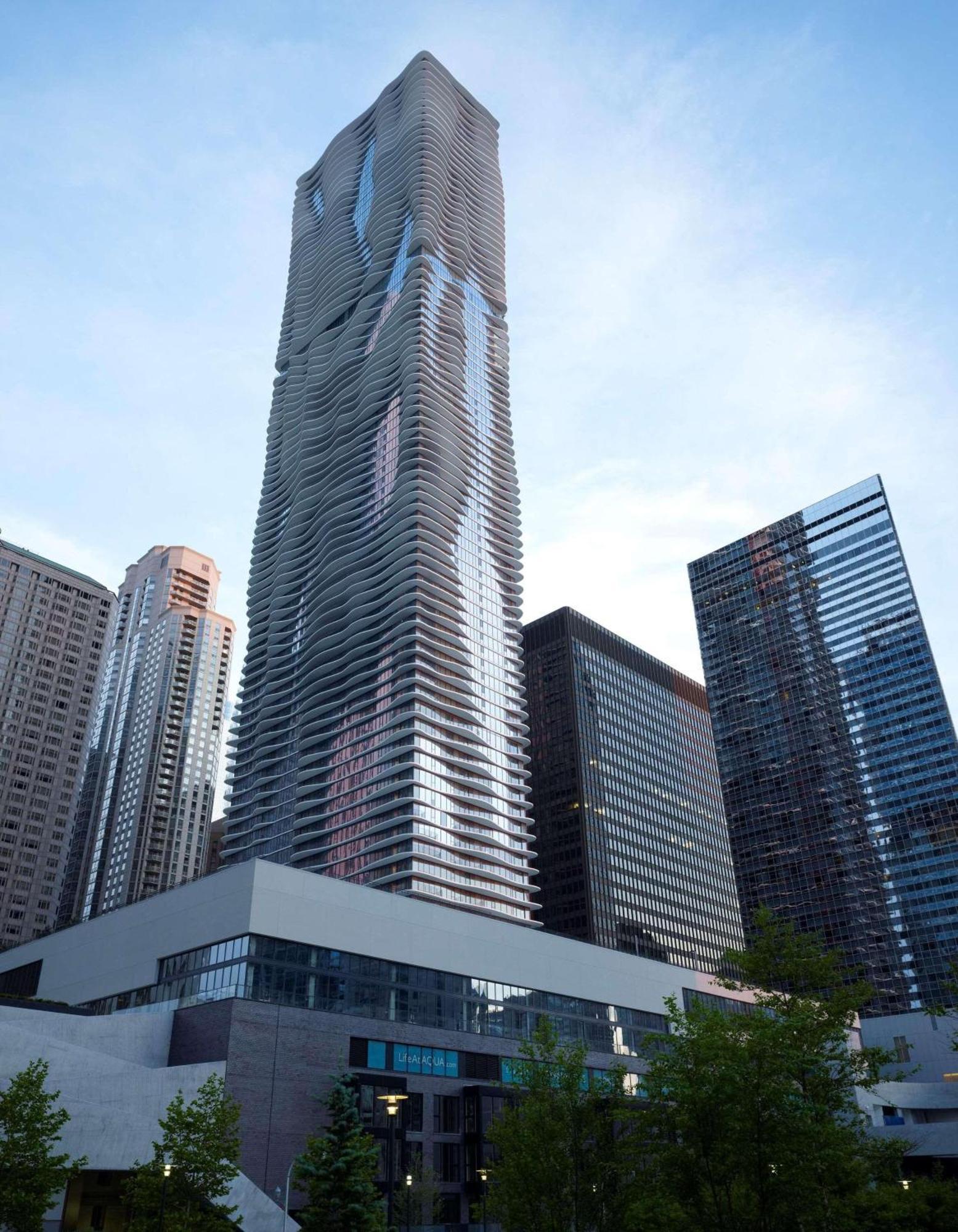 Radisson Blu Aqua Hotel, Чикаго Екстериор снимка
